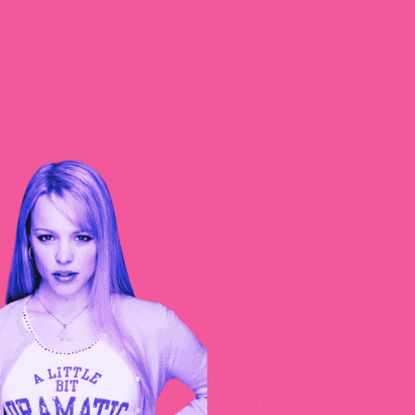 Graphic of Rachel McAdams and Renee Rapp, the two actresses who have portrayed the character Regina George, alongside headline and byline. 